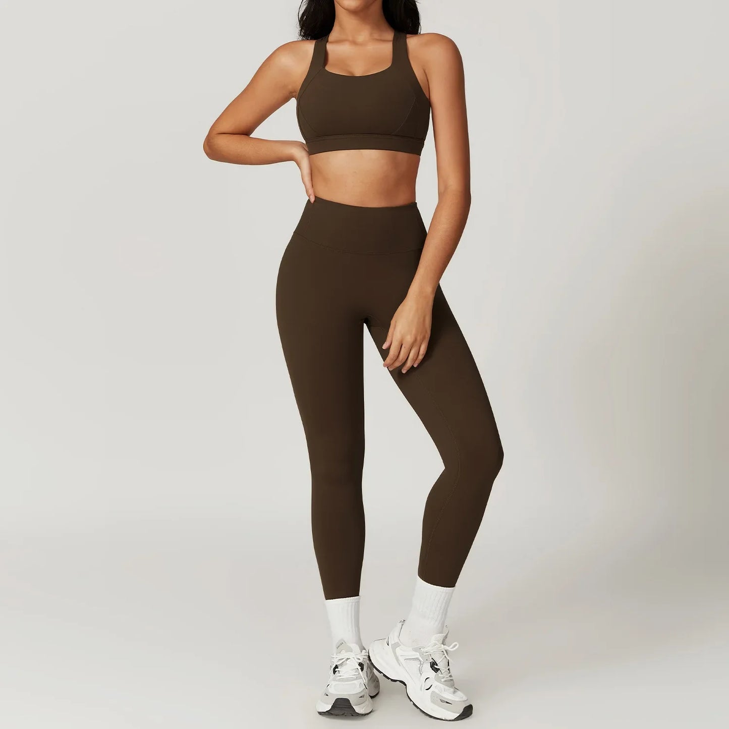 Yoga Set Elina – Sports Bra & Leggings/Shorts