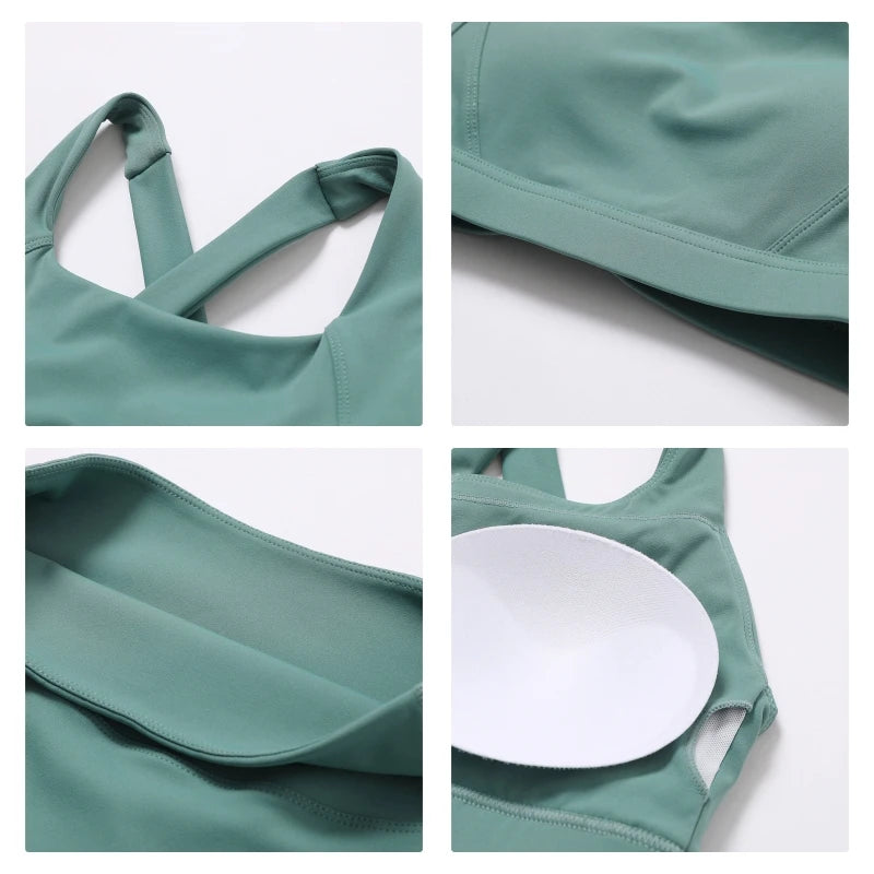 Yoga Set Elina – Sports Bra & Leggings/Shorts