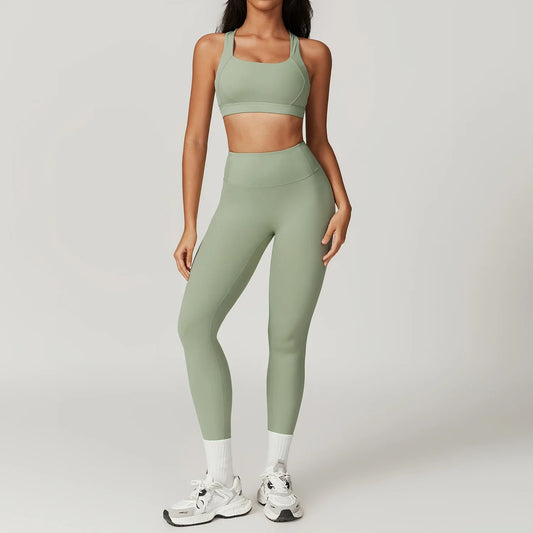 Yoga Set Elina – Sports Bra & Leggings/Shorts